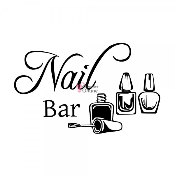 Sablon sticker de perete pentru salon de infrumusetare - J007XL - Manicure